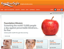 Tablet Screenshot of keepyoursight.org